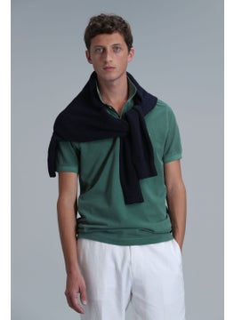 Lufian Men's Vernon Smart Polo T-Shirt 111040163 Green  - Image 4