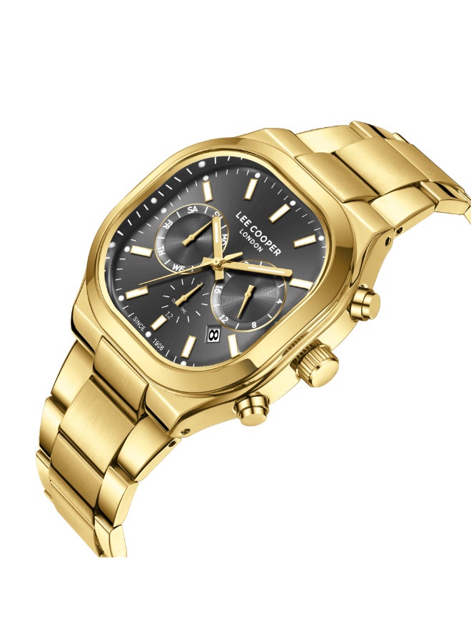 Lee Cooper Men's Metal Multi Function Watch LC08169.160 - 42X47 mm - Image 2