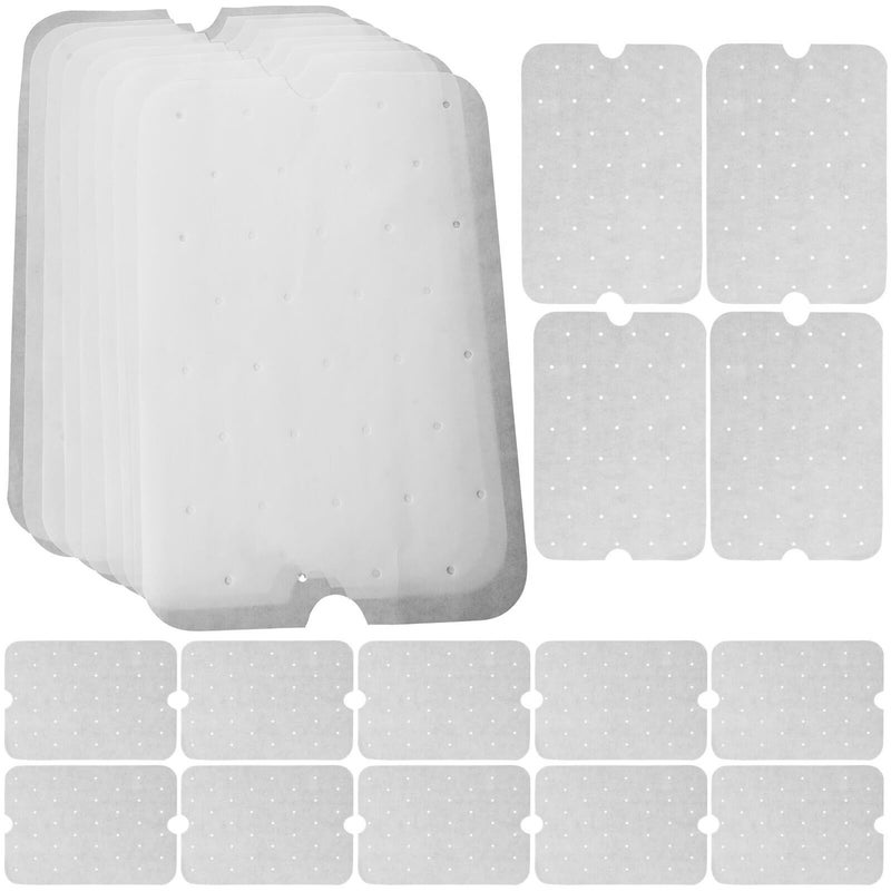 100 Disposable Air Fryer Parchment Liners Nonstick Raised Edges Baking Paper - Image 2