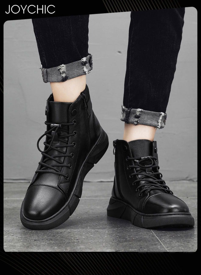 Joychic Men Causal Autumn and Winter Outdoor Comfort and Warm Boot - Image 1