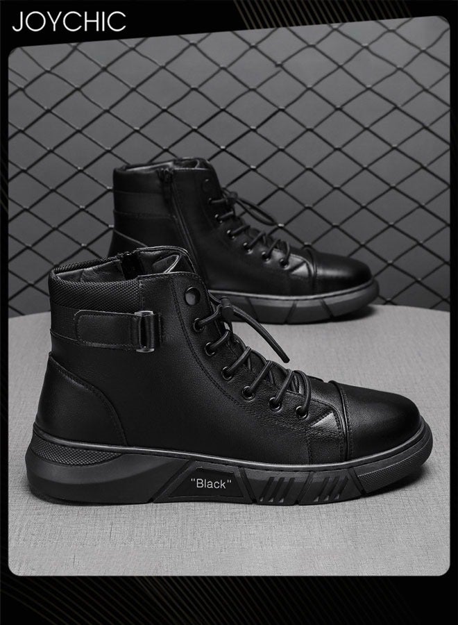 Joychic Men Causal Autumn and Winter Outdoor Comfort and Warm Boot - Image 5