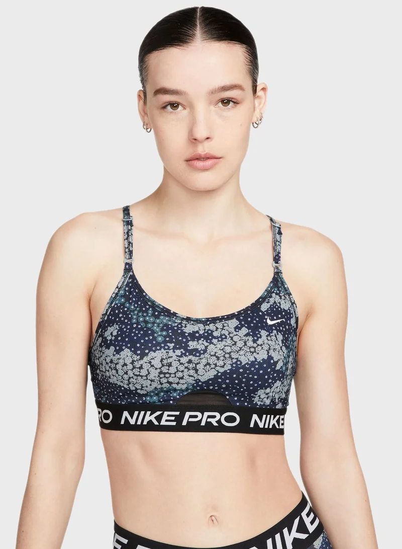 Nike Dri-Fit Indy Strappy Aop Bra