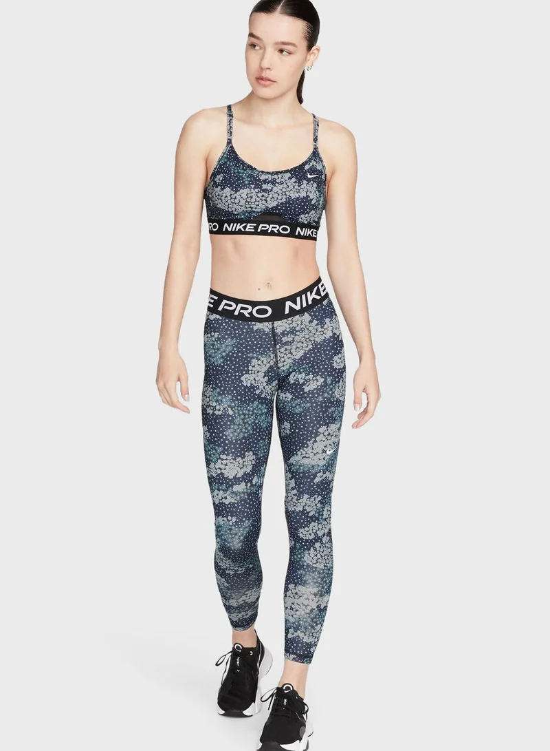 Nike Dri-Fit Indy Strappy Aop Bra