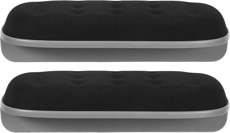 Ergonomic Elbow Rest Pads Black Universal Slow Rebound Non Slip Wrist Arm Support Pair - Image 1