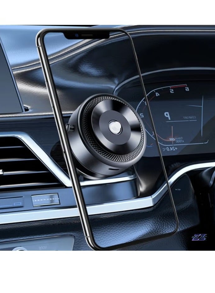 ELTRAZONE M12 Strongest Magnetic Car Mount Phone Holder – 1.5KG Load Bearing, Magnetic Vacuum Adsorption, Ultra Stable Suction Cup for Cars, Secure Grip for Smartphones, GPS, and Devices - Image 2