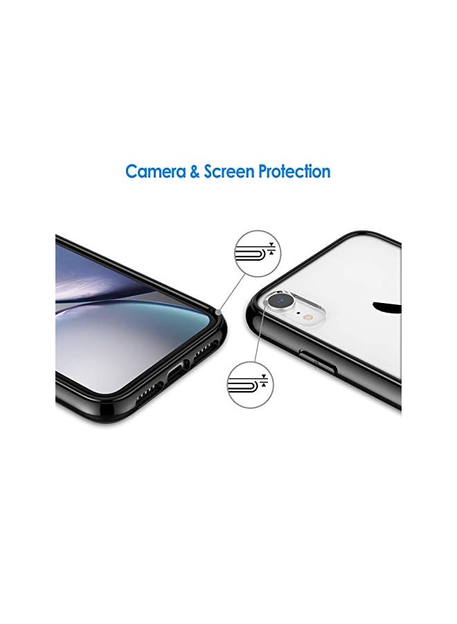 جي تيك حالة iPhone XR 6.1 بوصة ، غطاء مصد امتصاص الصدمة (أسود) - Image 3