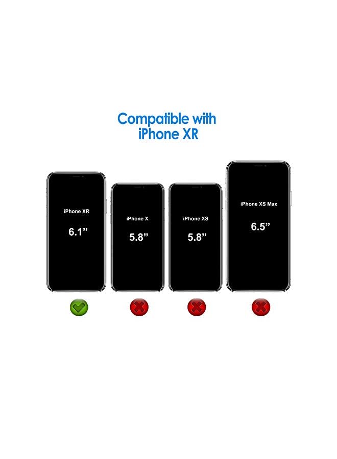 جي تيك حالة iPhone XR 6.1 بوصة ، غطاء مصد امتصاص الصدمة (أسود) - Image 2
