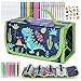 Purtarly Dinosaur Markers for Kids 48 with Pencil Case Cool Birthday Dinosaur Gifts for Boys 48PCS Scented Markers Easter Gifts for Boys 46 Coloring Pens Art Supplies Gift for Kids Ages 4 5 6 7 8 9 10 - Image 4