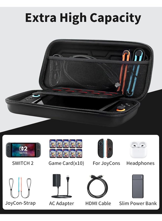 حقيبة حمل لجهاز نينتندو سويتش، حقيبة سفر صلبة، مقاومة للماء والصدمات لحماية الجهاز وملحقاته - Image 3
