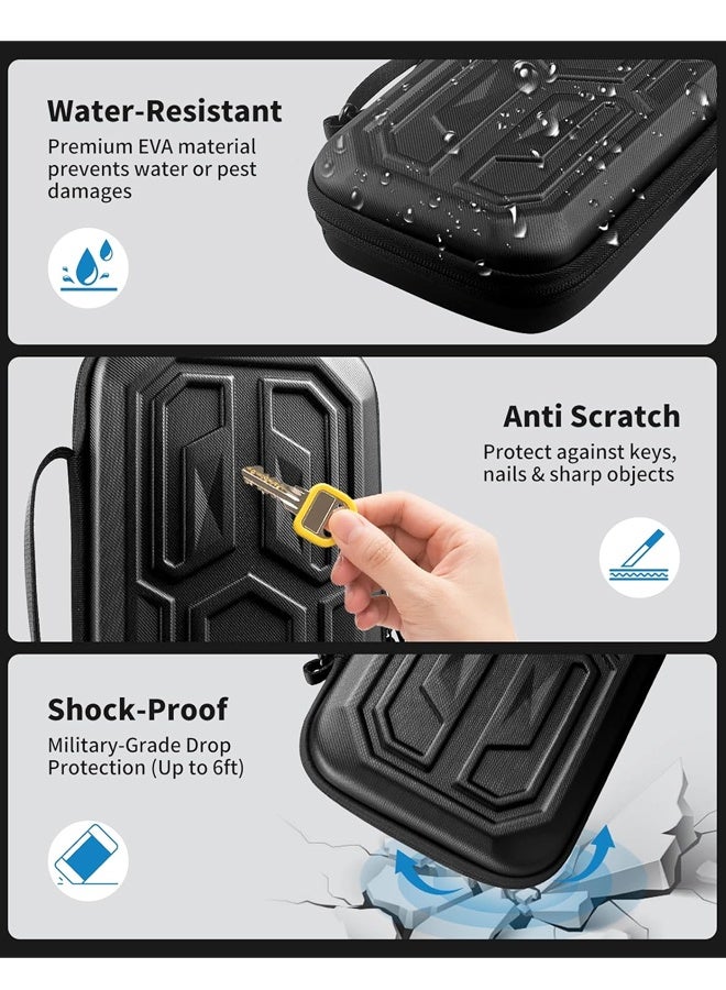 حقيبة حمل لجهاز نينتندو سويتش، حقيبة سفر صلبة، مقاومة للماء والصدمات لحماية الجهاز وملحقاته - Image 4