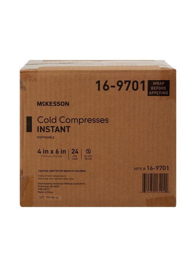 McKesson Cold Compress, Instant Cold Pack, Disposable, 4 In X 6 In, 1 Count, 24 Packs, 24 Total - Image 5