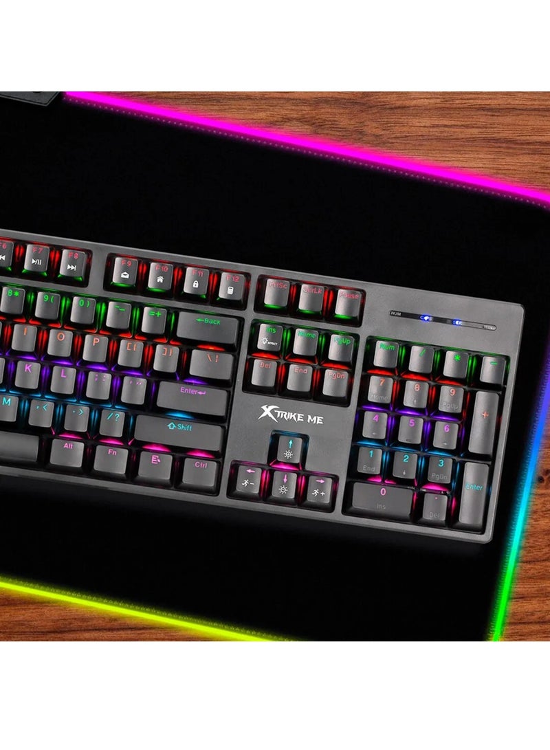 XTRIKE ME GK-918 Wired Mechanical Gaming Keyboard With LED Backlighting - Image 3