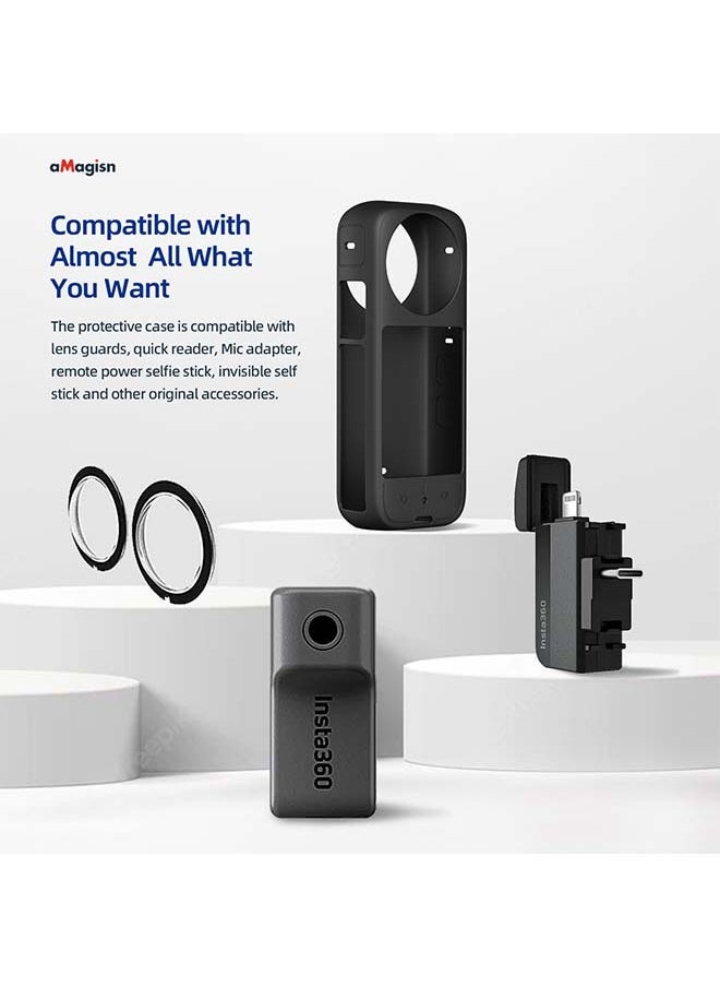 aMagisn Premium Silicone Body Case and Lens Sleeve for Insta360 X3 - Essential Protection Accessories for Insta360 X3 360-Degree Action Camera (Body Case + Lens Sleeve) - pzsku/Z5CCD584B0459AB5DB3F2Z/45/_/1731334817/113ca20c-0960-4c91-bfca-ffc4eb32d9c0