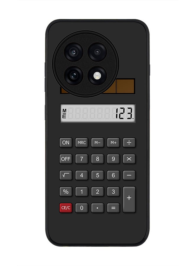 Stylizedd For OnePlus 13R / Ace 5 Pro Case,Slim fit Camera Protection, Shockproof Thin Phone cover  - Calc (Black)