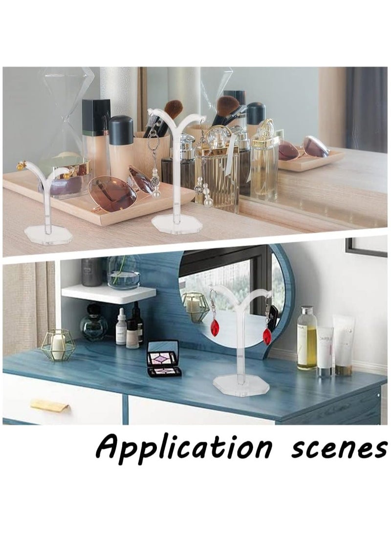TPGP 6 Pcs Y-Shaped Acrylic Earring Display Stands 3 Size Clear Earring Display Holder Jewelry Earrings Organizer Rack for Earrings, Ear Studs Jewelry Displays for Show, Home, Retail Shop - Image 4