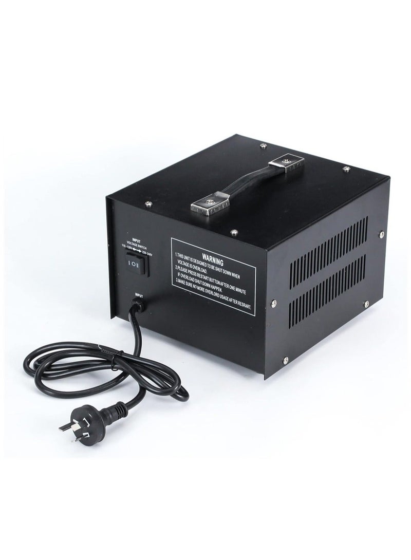 KASTWAVE 2000W Voltage Converter UK to US/ US to UK Toroidal Core Step Up and Down Voltage Transformer Output 110V - 120V / 220V - 240V Voltage Converter with UK Standard Plug Circuit Break Protection - Image 3