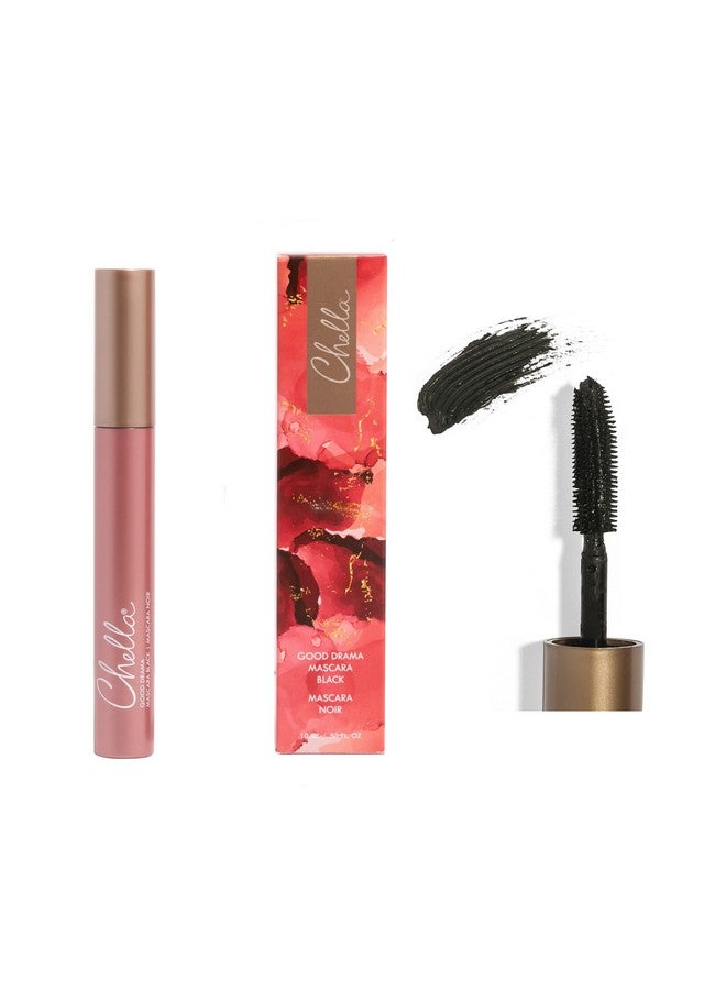 Chella Good Drama Vegan Mascara, 0.33 Fl. Oz (Black) - Image 2