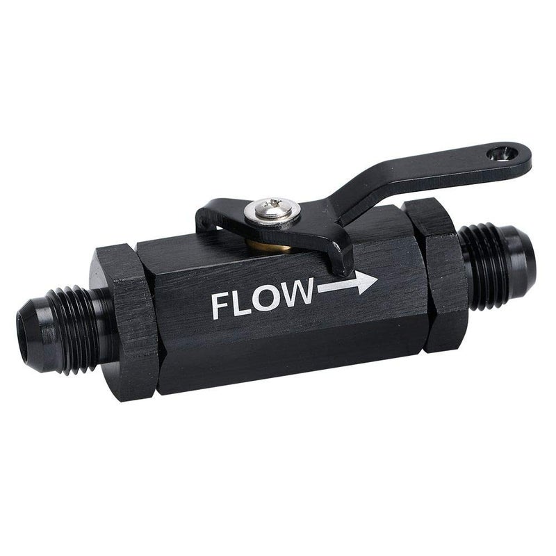 PQY AN8 Shut Off Valve Fitting 8AN8AN Male Shut Off Valve Fuel Fitting
