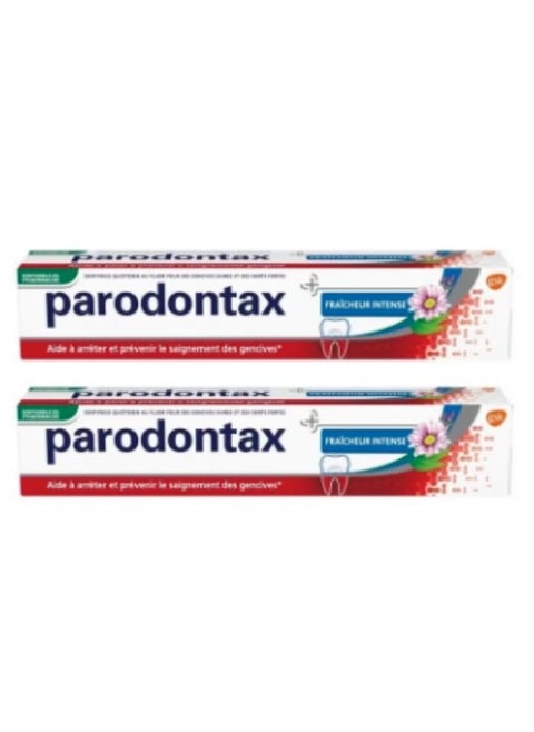 Pack Of 2 Parodontax Toothpaste Intense Freshness 75ml