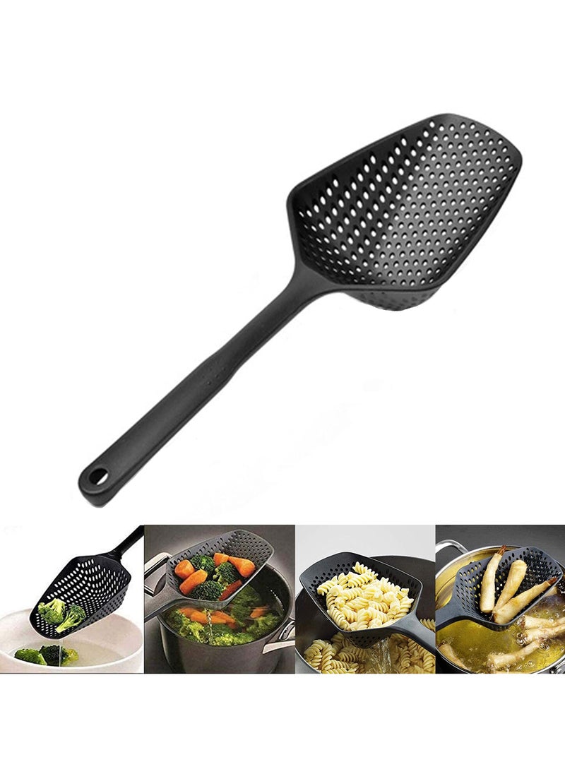 Kitchen Strainer Scoop Skimmer Spoon with Long Handle for Water Leaking Cooking Baking Supplies Drain Shovel Strainers Shovels Ice