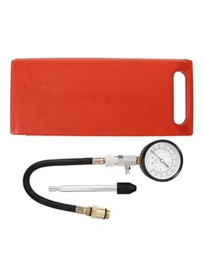 3 Pcs Engine Compression Tester Kit with Pressure Gauge and Cylinder Leak Down Tester - Image 1