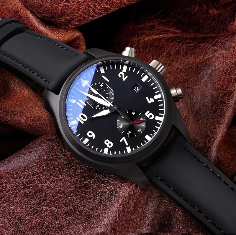 Ritche أشرطة ساعة جلدية سريعة الإطلاق هدية عيد الميلاد من ريتشي، أحزمة ساعات أصلية للرجال والنساء، حزام ساعة جلدية من جلد عالي الجودة، هدايا الفيل الأبيض، هدايا للرجال في عيد الأب، هدايا صغيرة في الجوارب - Image 2