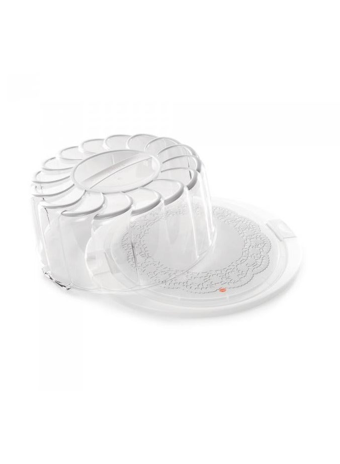Snips Cake Carrier with Tray & Cover – 28cm, Made in Italy - Image 2