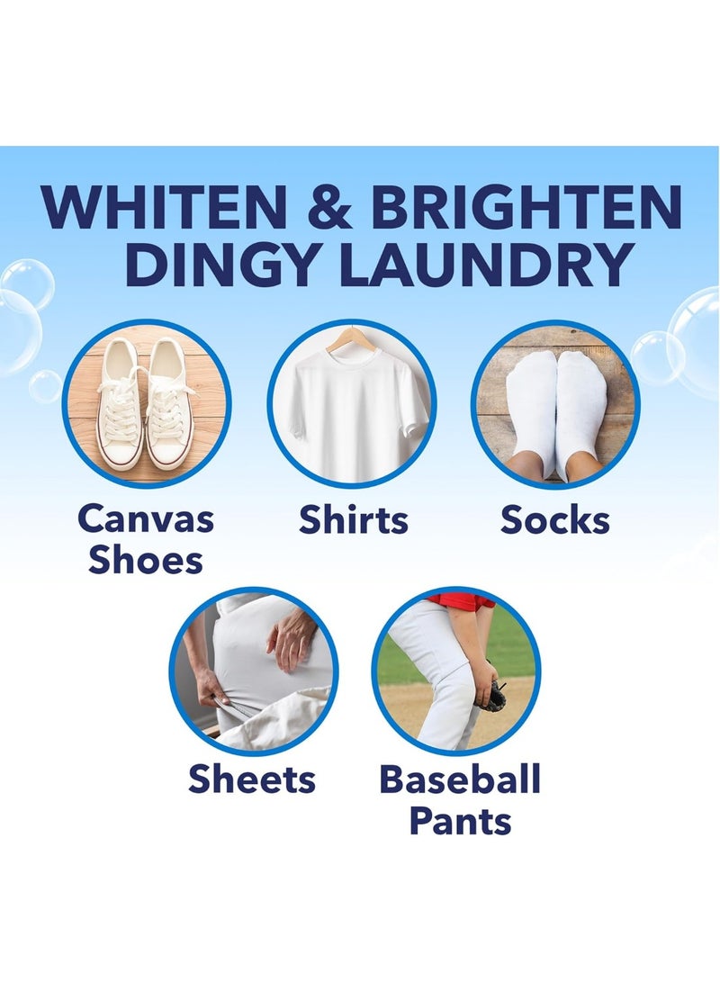 Oxiclean Laundry Whitener and Stain Remover Power Paks, White Revive, Chlorine-Free Color-Safe Booster, 24 Count - Image 2
