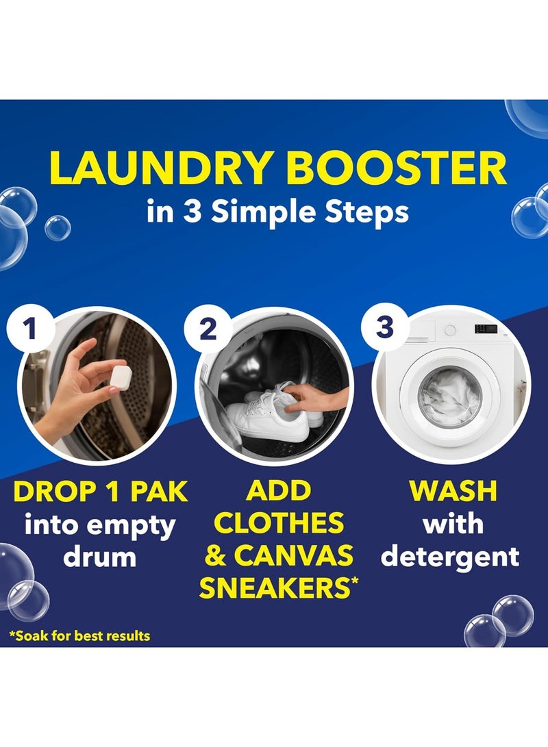 Oxiclean Laundry Whitener and Stain Remover Power Paks, White Revive, Chlorine-Free Color-Safe Booster, 24 Count - Image 5