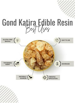 Awafi Mill Premium Gond Katira Crystals: High-Grade Resin Incense for Aromatic Delight  - Image 2