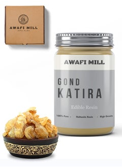 Awafi Mill Premium Gond Katira Crystals: High-Grade Resin Incense for Aromatic Delight  - Image 1