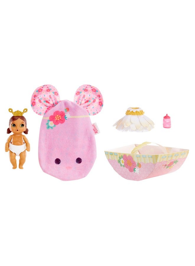 Baby Born Baby Born Surprise Small Dolls Series 7 4" - Unwrap Surprise Collectible Baby Doll with 3 Water Surprises, Garden-Themed Outfit, Color Change Diaper, Mouse Carrying Pouch, Age 3+ - Image 1
