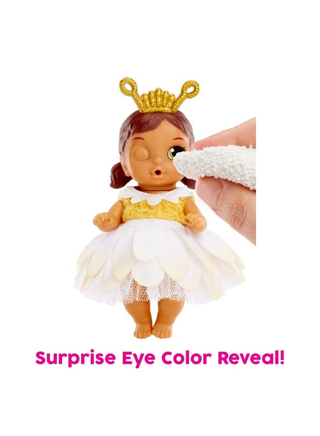 Baby Born Baby Born Surprise Small Dolls Series 7 4" - Unwrap Surprise Collectible Baby Doll with 3 Water Surprises, Garden-Themed Outfit, Color Change Diaper, Mouse Carrying Pouch, Age 3+ - Image 5