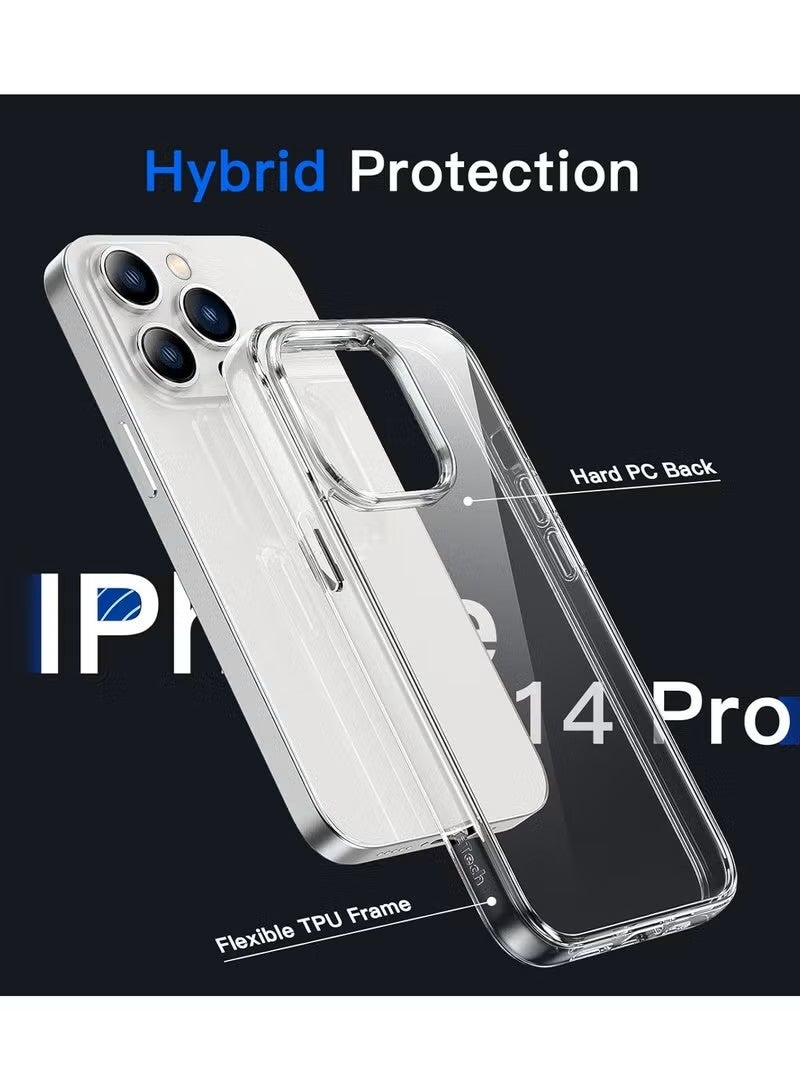 general JETech Case for iPhone 14 Pro 6.1-Inch, Non-Yellowing Shockproof Phone Bumper Cover, Anti-Scratch Clear Back - Image 2
