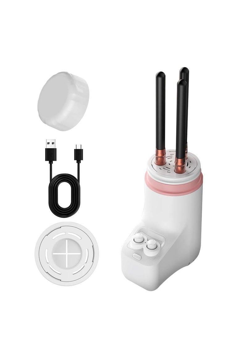 SYOSI Electric Makeup Brush Dryer Machine, Deep Cleaner Kit for Makeup Brushes, Time&Temperature Adjustable, Constant Temperature Without Hurting The Bristles, fit for Almost All Size Make up Brushes - Image 1
