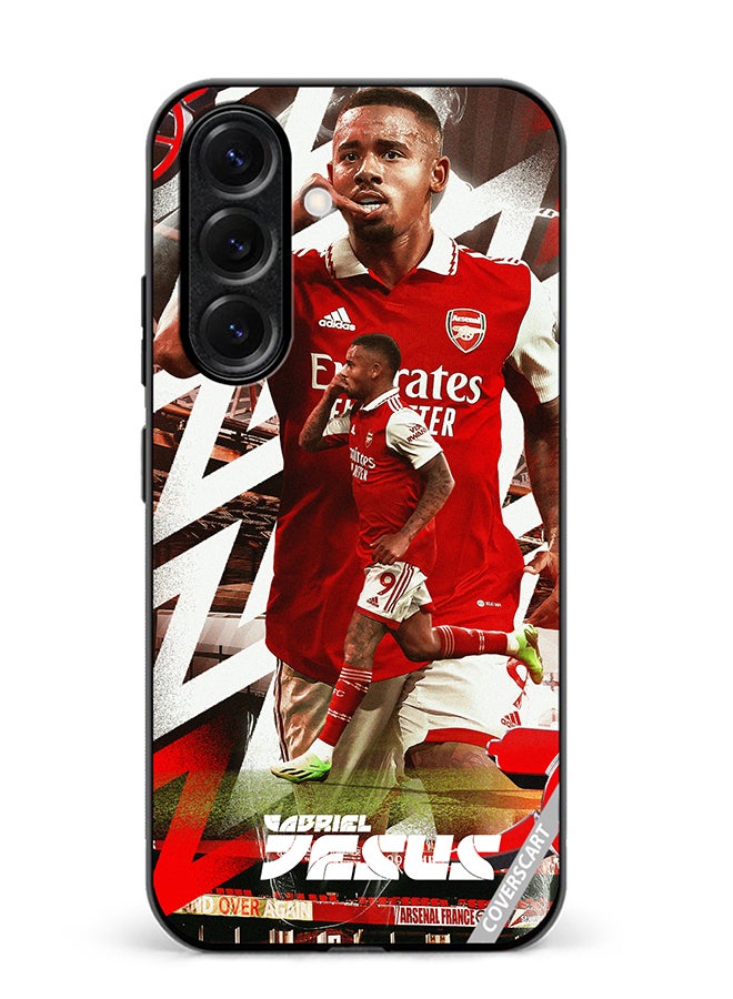 Protective Case Cover For Samsung Galaxy S25 Gabriel Jesus Design Multicolour