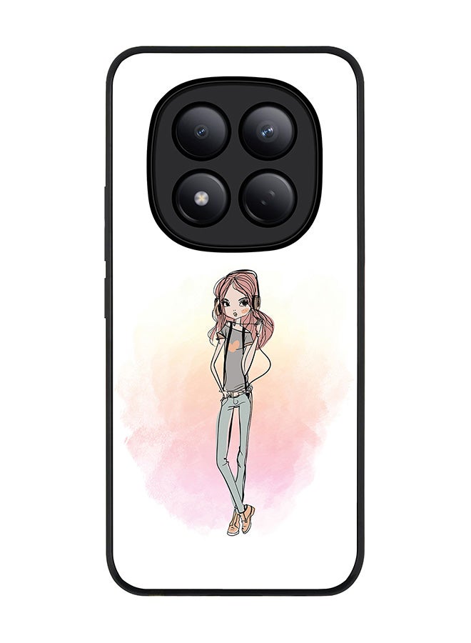 Stylizedd For Xiaomi Redmi Note 15 Pro 4G Case,Slim fit Camera Protection, Shockproof Thin Phone cover  - Girl Next Door - Image 1