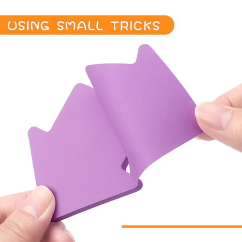 SIMONA Arrow Shape Sticky Notes 8 Color Bright Colorful Sticky Pad 75 Sheets/Pad Self-Sticky Note Pads (8 Pads) - Image 5