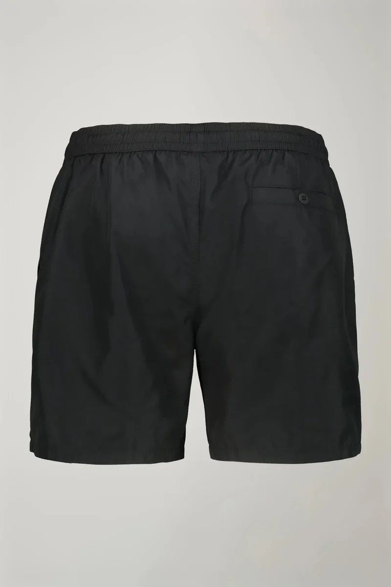 Doppelganger Black Men's swimwear solid color - Black for Men | Best Price UAE