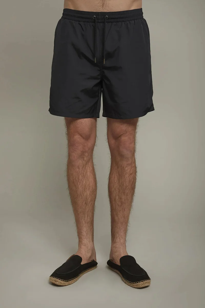 Doppelganger Black Men's swimwear solid color - Black for Men | Best Price UAE