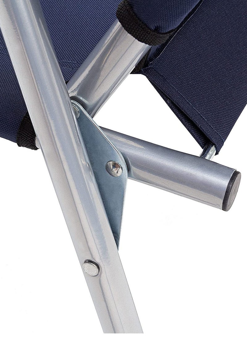 GO2CAMPS Foldable Camping Chair-Beach Chair for Garden Balcony or Festivals Outdoor Collapsable Chair as Fishing Chair or Festival Picnic Chair(Dark Blue) - Image 4