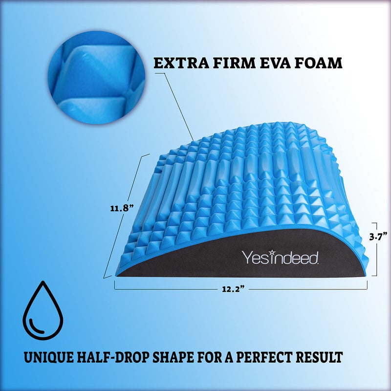 YESINDEED Back Stretcher Pillow â€“ Pain Relief for Lower Back, Lumbar Support, Posture Correction, Sciatica Aid, Orthopedic Design, Easy to Use at Home, Office, or Anywhere, Orthopedist Recommended - Image 4