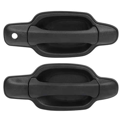 JDMON 2PCS Exterior Door Handles Compatible with Chevy Colorado GMC Canyon 20042012 Isuzu i280 i350 2006 i290 i370 20072008 Replacement for 79316 15243675 Front Left Driver Right Passenger Black - Image 1