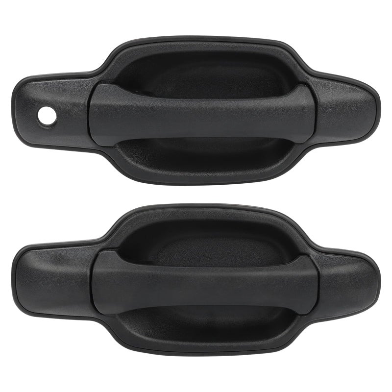 JDMON 2PCS Exterior Door Handles Compatible with Chevy Colorado GMC Canyon 20042012 Isuzu i280 i350 2006 i290 i370 20072008 Replacement for 79316 15243675 Front Left Driver Right Passenger Black - Image 2