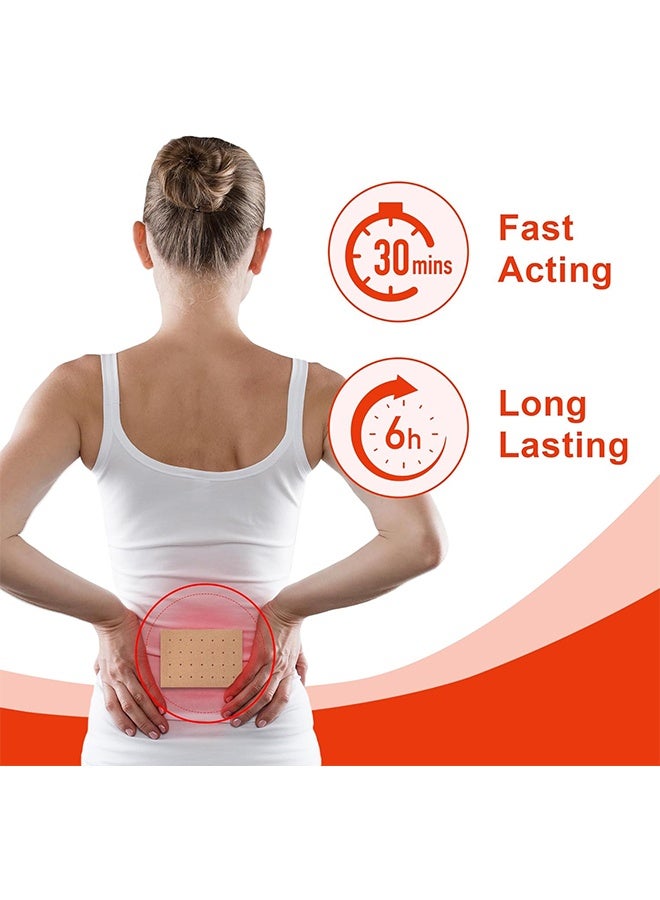 Hodaf 5 PCS Tiger Patches For Pain Relief, Chinese Red Tiger Hot Capsicum Patch Ultra Strength Patches, Pain Relief Plaster Herbal Patches For Arthritis, Knee Bone, Back, Joint, Muscle Neck Pain Relieving - Image 5