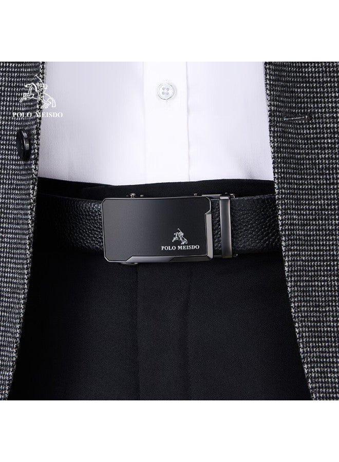 Polomeisdo Paolo Mest Men's Genuine Leather Belt New Style Gift Box Jd Self-operated Birthday Gift For Boyfriend Husband Father Practical - Image 3