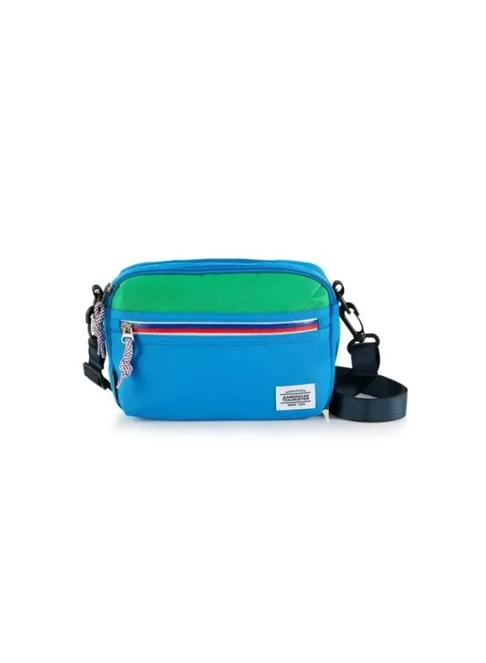 امريكان توريستر American Tourister Blake Utility Bag - Blue / Green - 1 Years Global Warranty