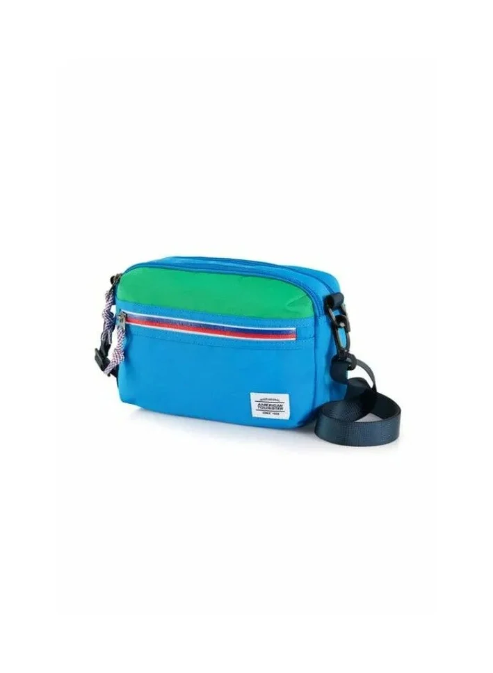 امريكان توريستر American Tourister Blake Utility Bag - Blue / Green - 1 Years Global Warranty