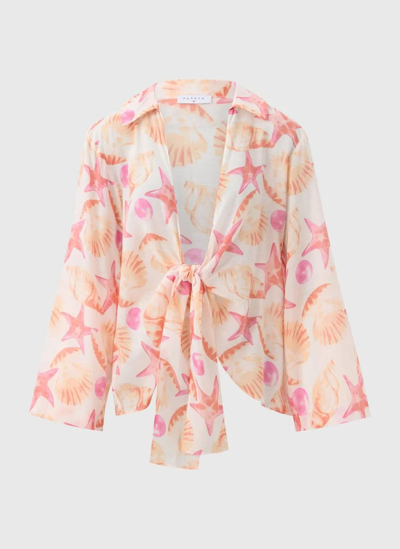 Matalan Multicolour Starfish Co Ord Shirt