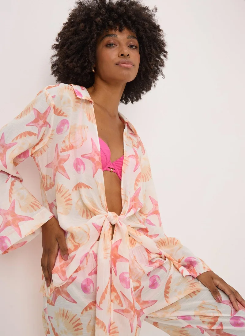 Matalan Multicolour Starfish Co Ord Shirt